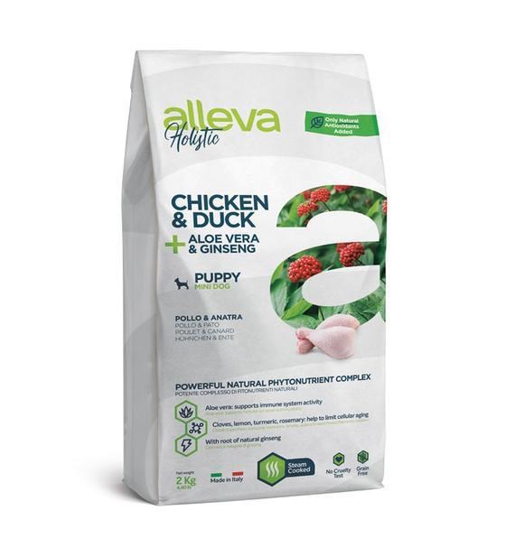 Holistic Chichen & Duck aloa vera & ginseng Puppy mini kg 2,0